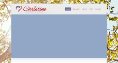 Desktop Screenshot of christinemariejones.com
